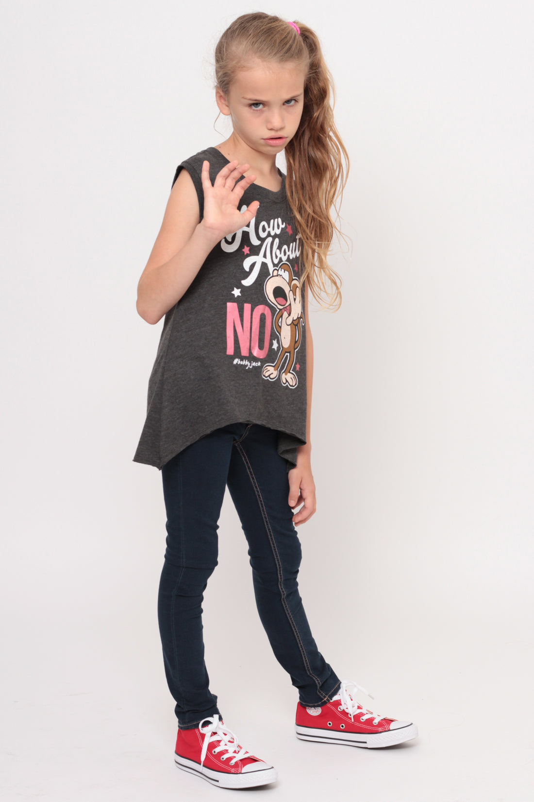 How About No | Muscle Top - Charcoal — image 5