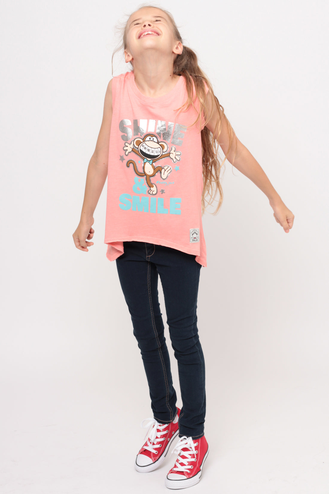 Shine And Smile | Muscle Top - Coral — image 4