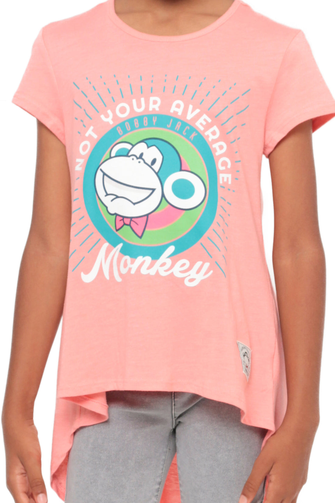 Not Your Average Monkey | Hi-Low Ruffle Back Top - Coral — image 3