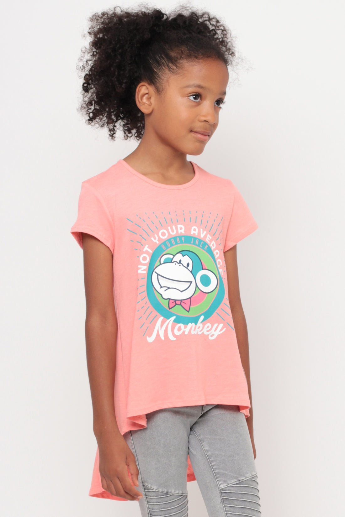 Not Your Average Monkey | Hi-Low Ruffle Back Top - Coral — image 4