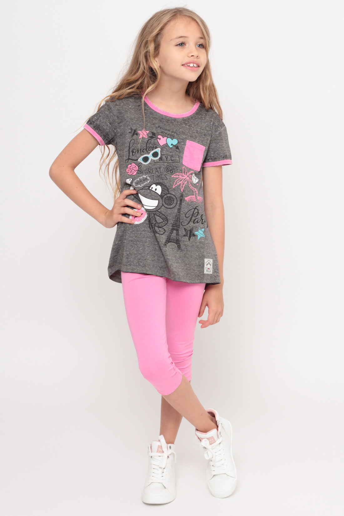 Jetsetter | Pocket Ringer Top - Charcoal — image 5