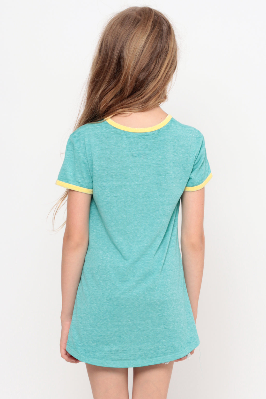 Hangin' With My Bestie | Pocket Ringer Top - Aqua — image 5