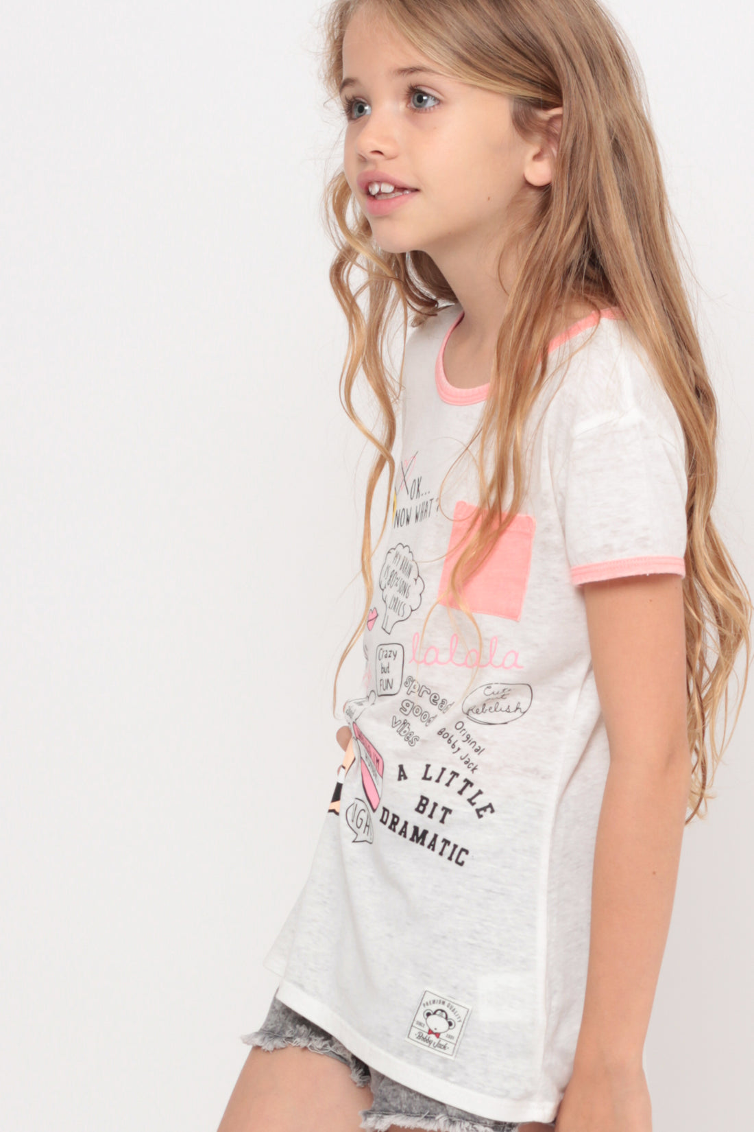 Crazy Words | Pocket Ringer Top - Ivory — image 5