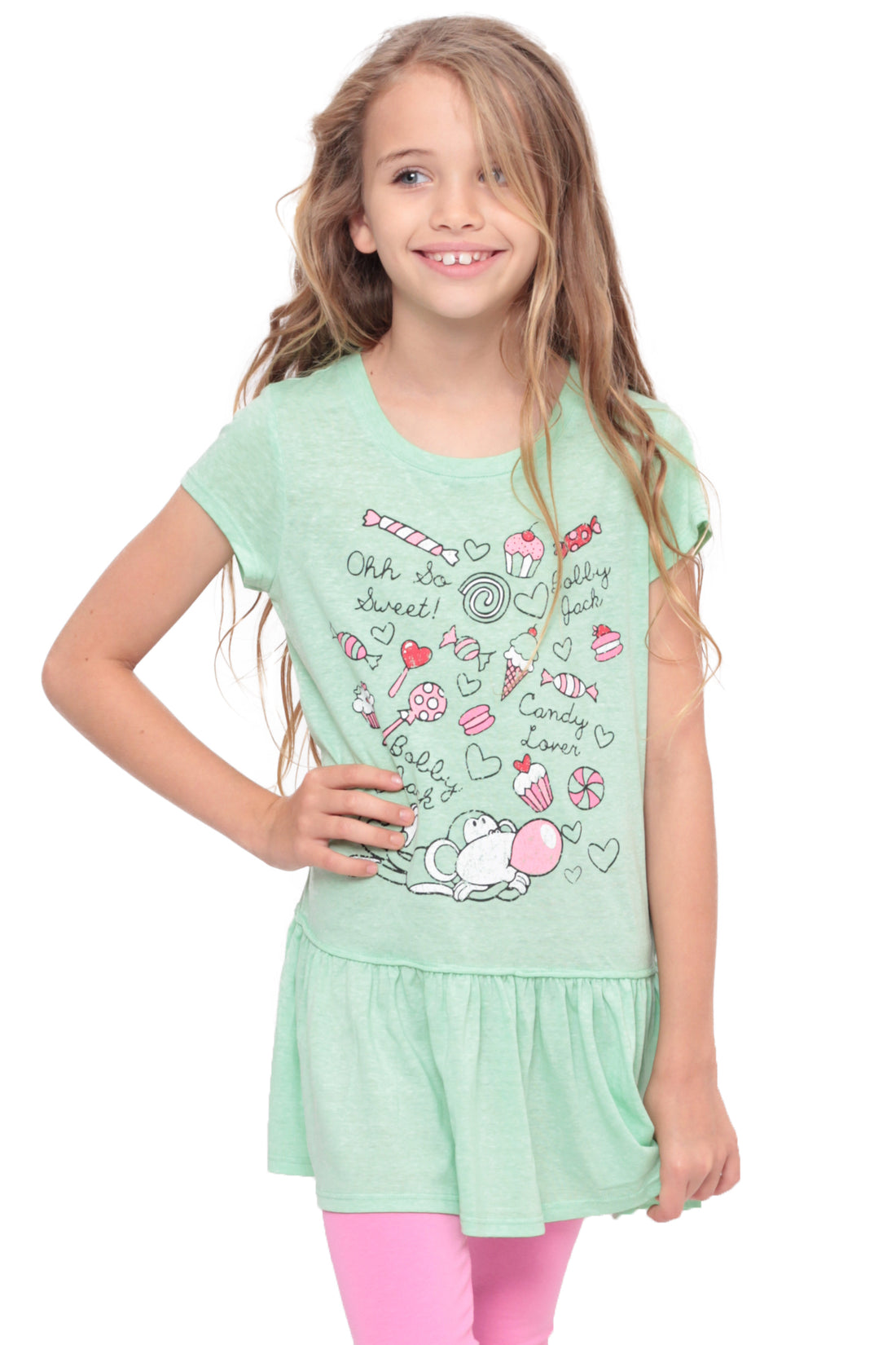 Sweet And Fun | Ruffle Bottom Top - Mint — image 2