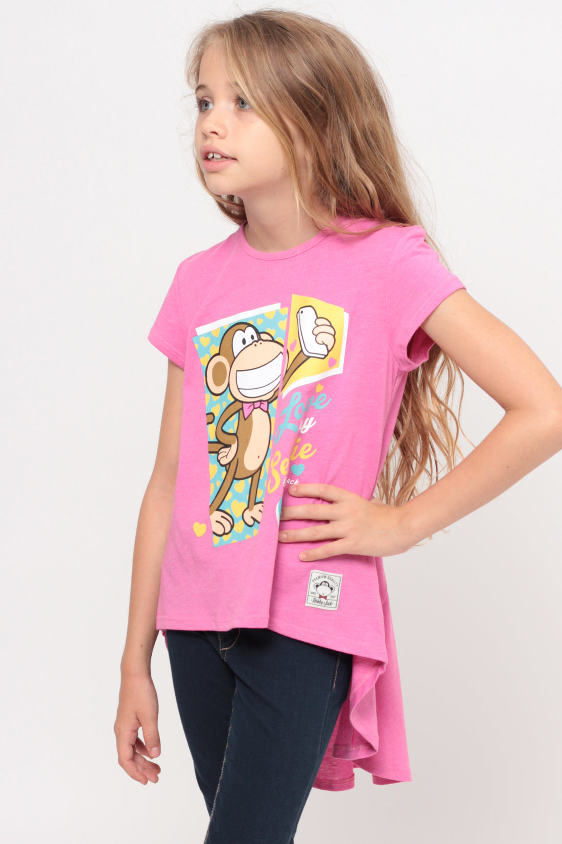 Love My Selfie | Hi-Low Ruffle Back Top - Pink — image 6
