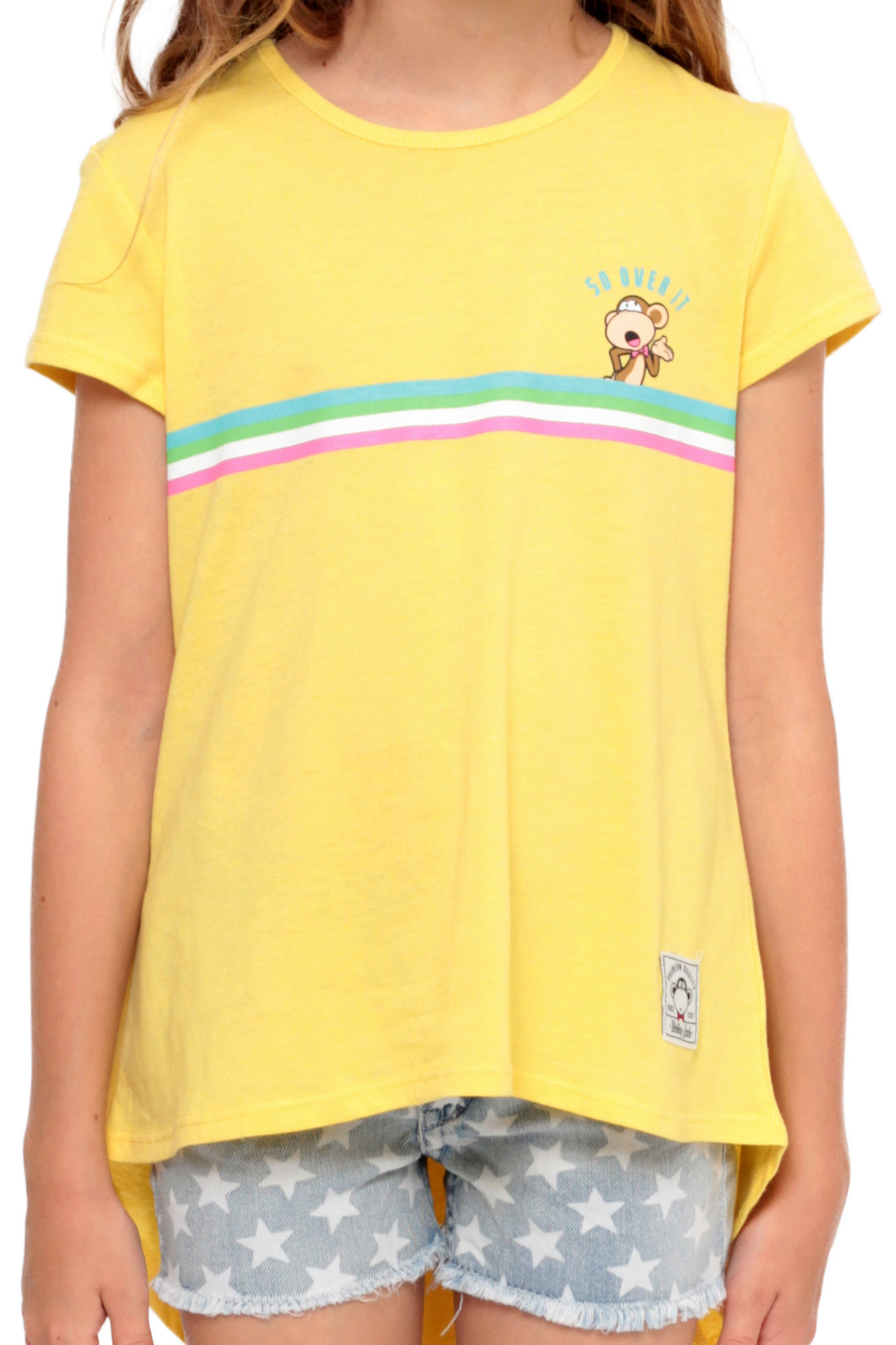 So Over It | Hi-Low Ruffle Back Top - Yellow — image 3