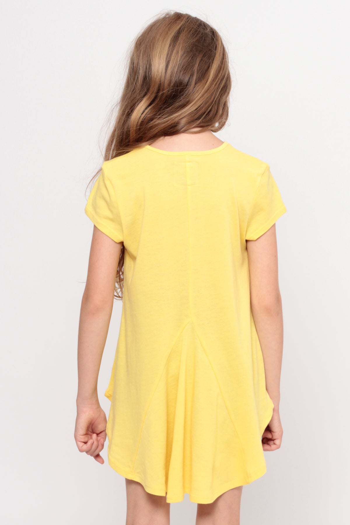 So Over It | Hi-Low Ruffle Back Top - Yellow