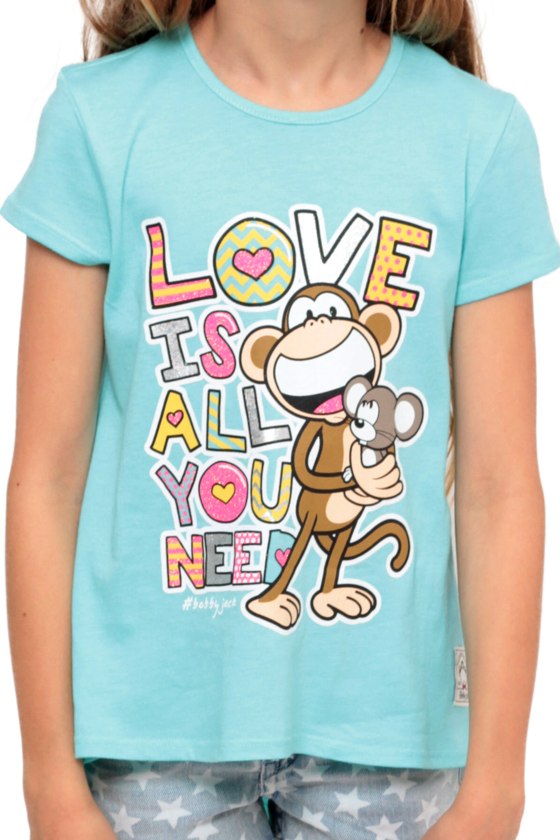 Love Is All You Need | Hi-Low Ruffle Back Top - Aqua — image 3