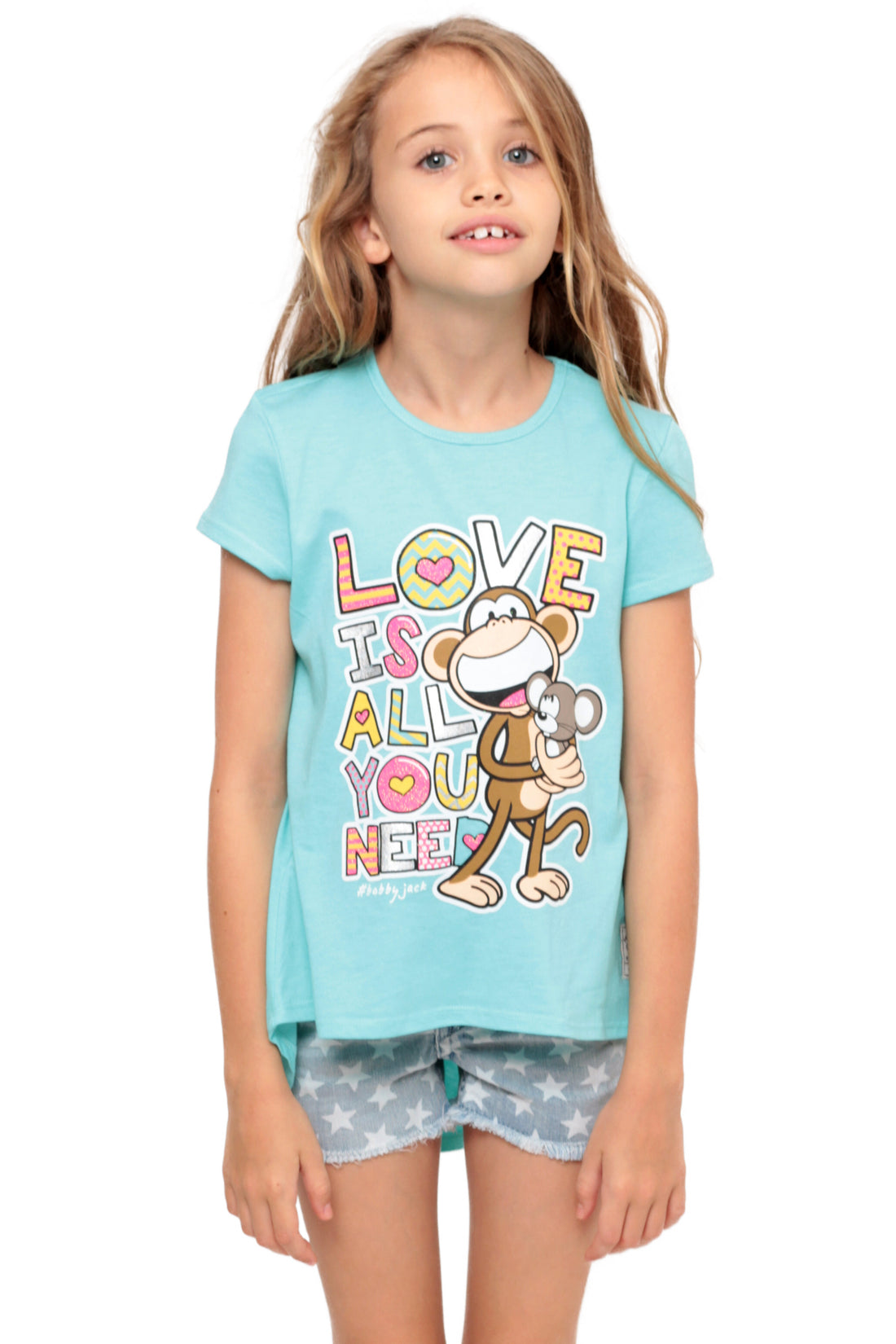 Love Is All You Need | Hi-Low Ruffle Back Top - Aqua — image 2