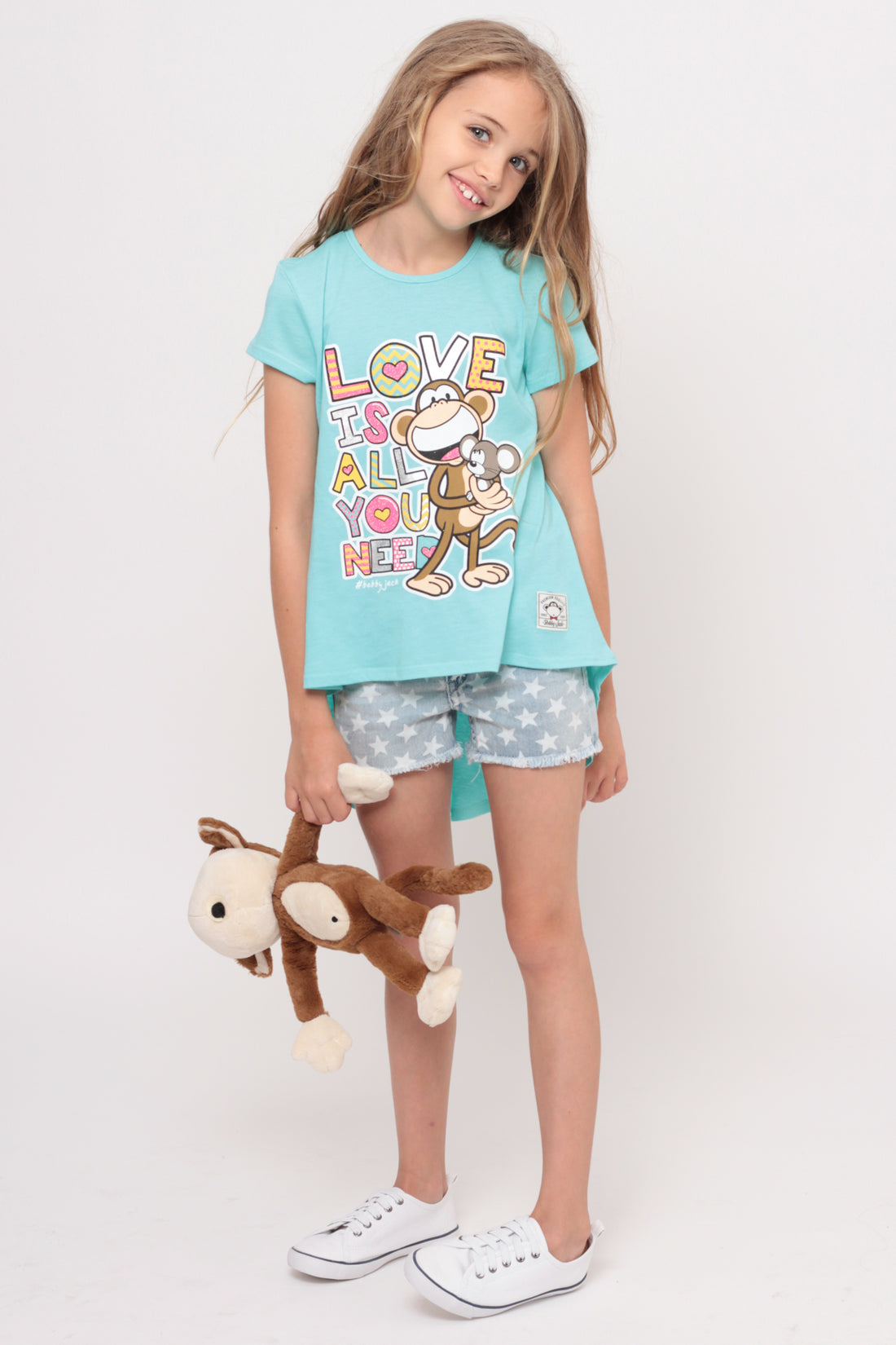 Love Is All You Need | Hi-Low Ruffle Back Top - Aqua — image 5