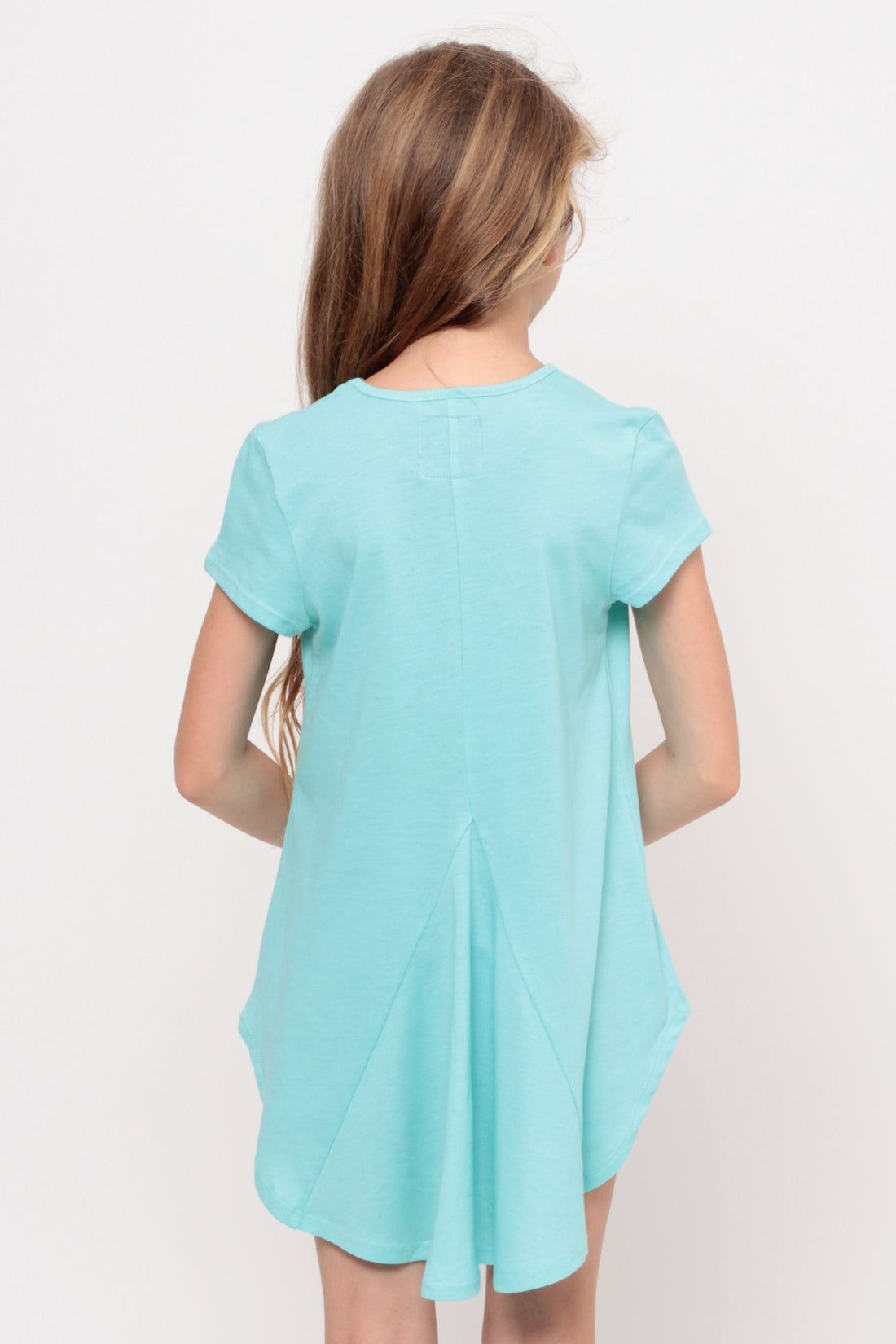 Love Is All You Need | Hi-Low Ruffle Back Top - Aqua — image 6