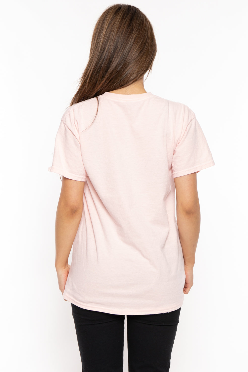 Give Me Chocolate - Bobby Jack Garment-Dyed Boyfriend T-Shirt - Pink
