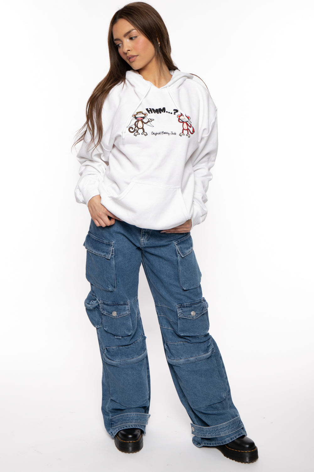 Angel Devil - Bobby Jack Hoodie -White — image 5