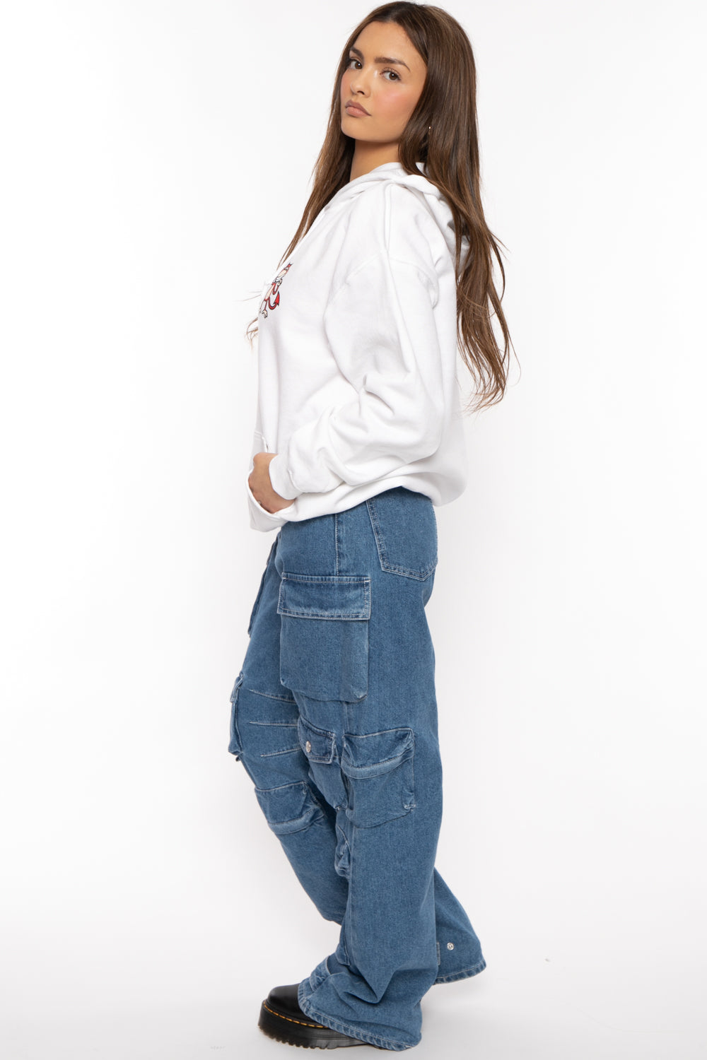 Angel Devil - Bobby Jack Hoodie -White — image 6